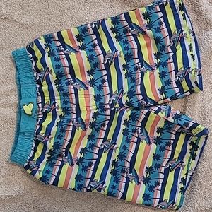Quad Seven Shark Boys 7/8 Swim Trunks